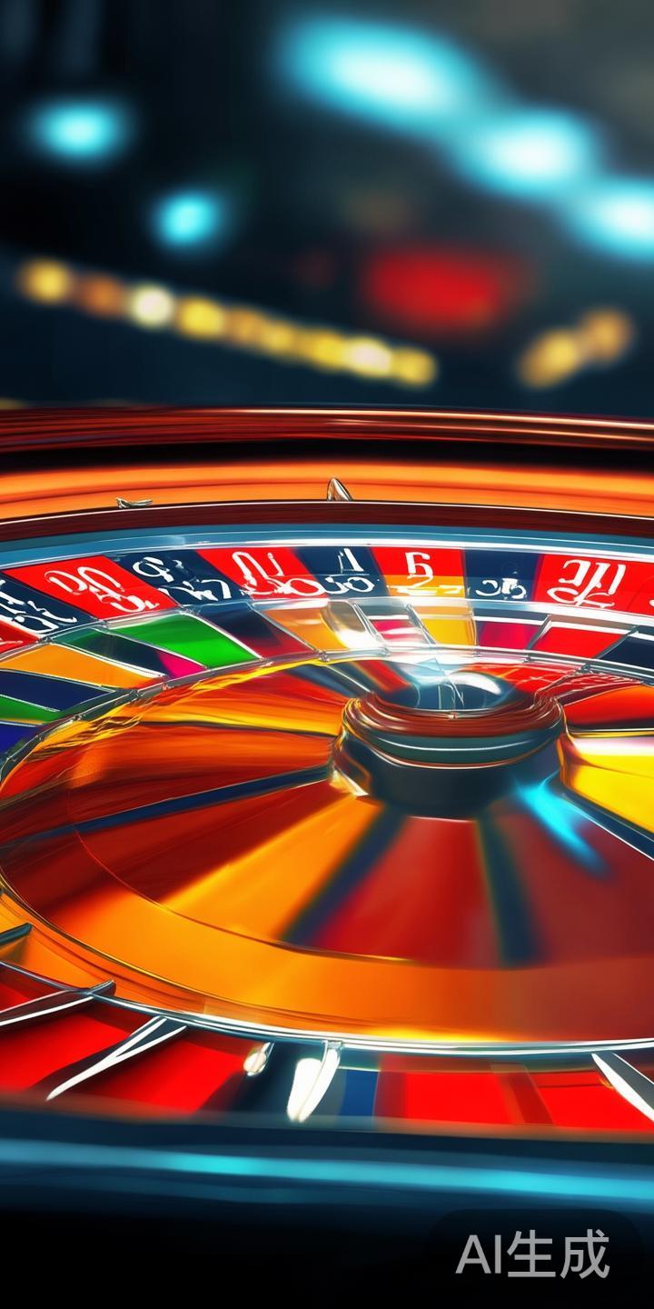 旋转机制：点击“旋转”按钮后，转盘开始转动，静止时